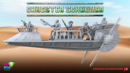 Gangster schooner ship  star wars rpg legion shatterpoint compatible war bear