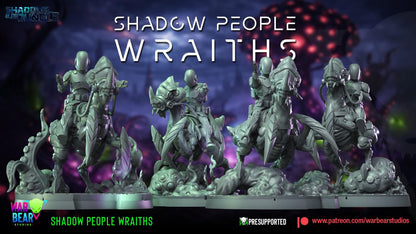 4 shadow people wraith rides star wars legion shatterpoint compatible war bear