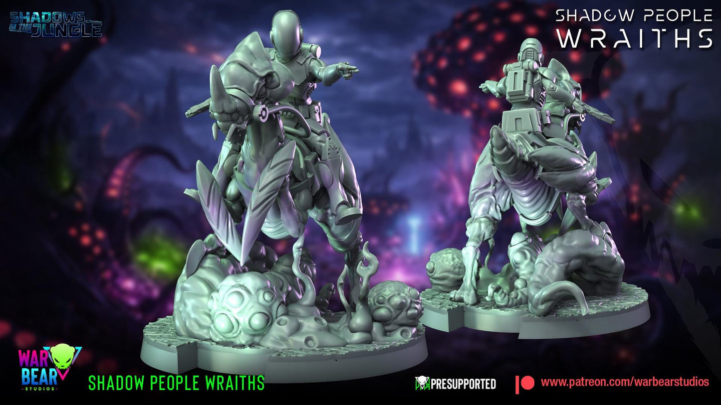 4 shadow people wraith rides star wars legion shatterpoint compatible war bear