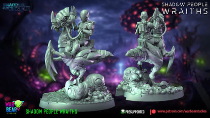 4 shadow people wraith rides star wars legion shatterpoint compatible war bear