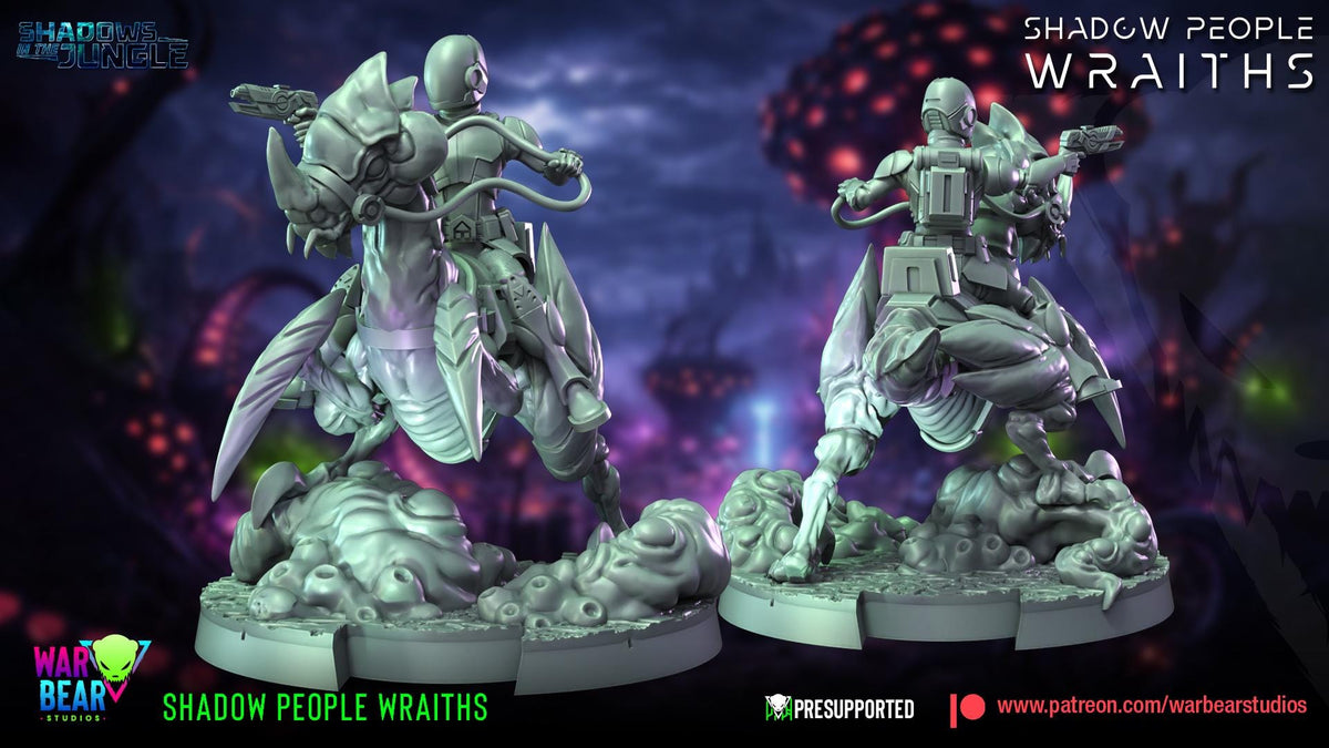 4 shadow people wraith rides star wars legion shatterpoint compatible war bear