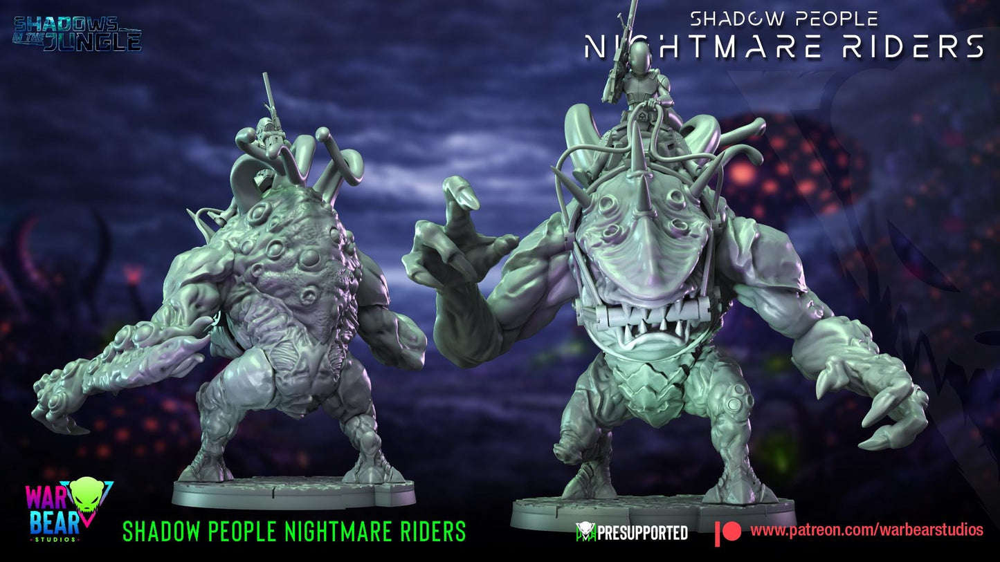 Shadow people rancor nightmare rider star wars legion shatterpoint war bear