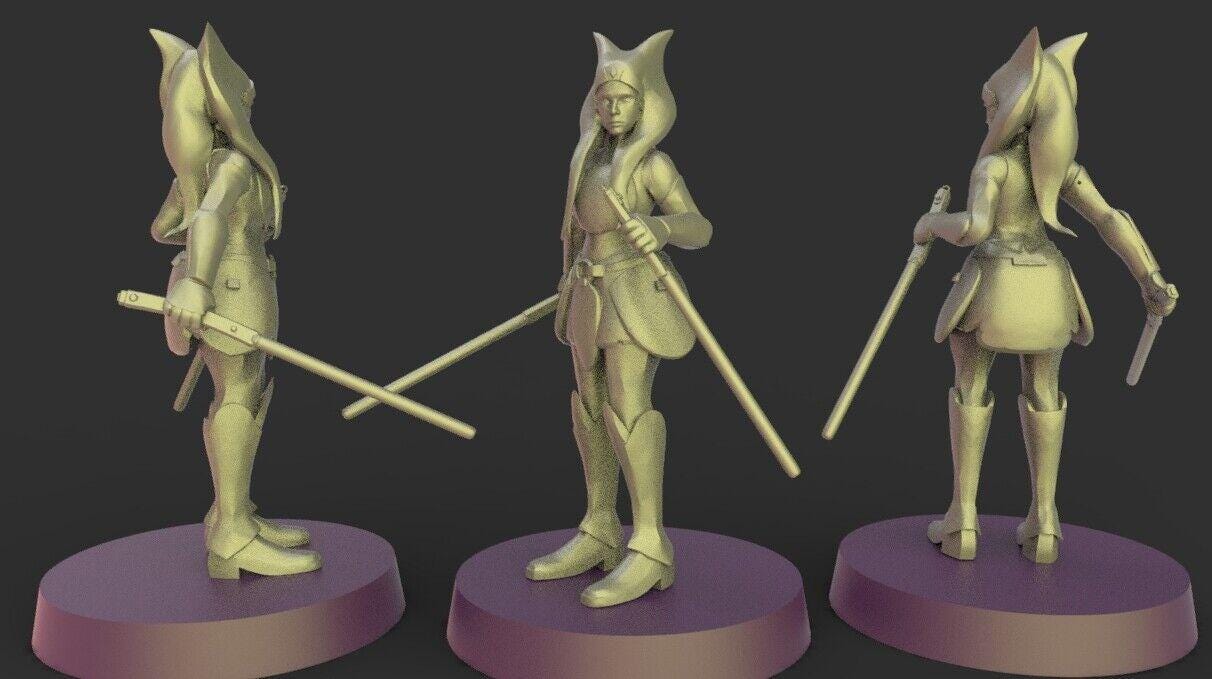 Ahsoka proxy - star wars legion shatterpoint compatible warblade