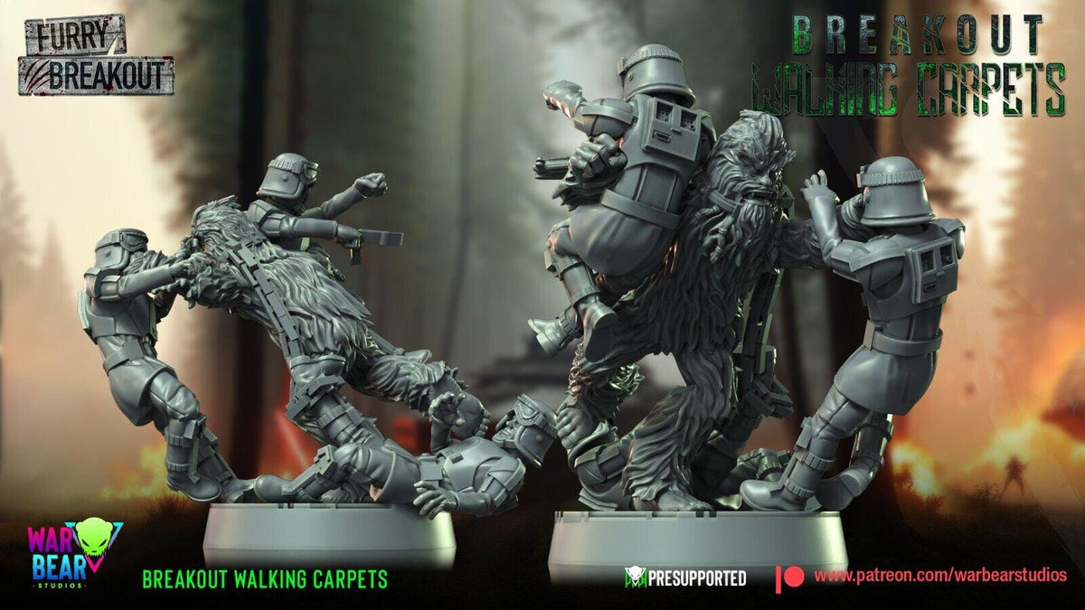 5 breakout wookie proxy star wars legion rpg shatterpoint compatible warbear