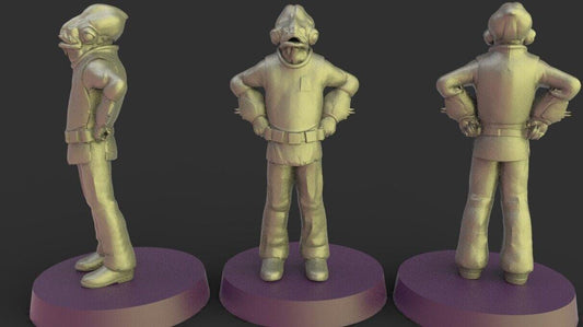 Mon calamari officer proxy - star wars legion shatterpoint compatible warblade