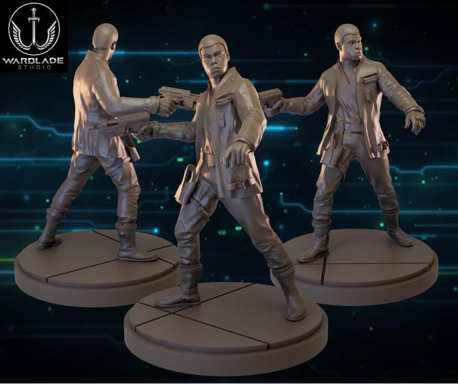 Rebel finn proxy - star wars legion shatterpoint compatible warblade