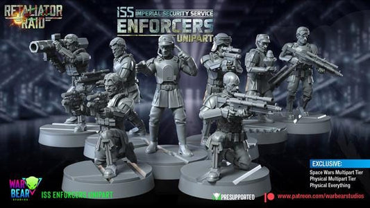 8 x isbs enforcers proxy star wars legion shatterpoint compatible warbear