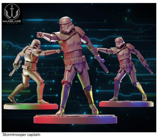 Stormtrooper captain star wars legion shatterpoint compatible warblade apr24