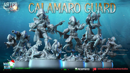 8 aqua mon calamari guard star wars legion rpg shatterpoint compatible war bear