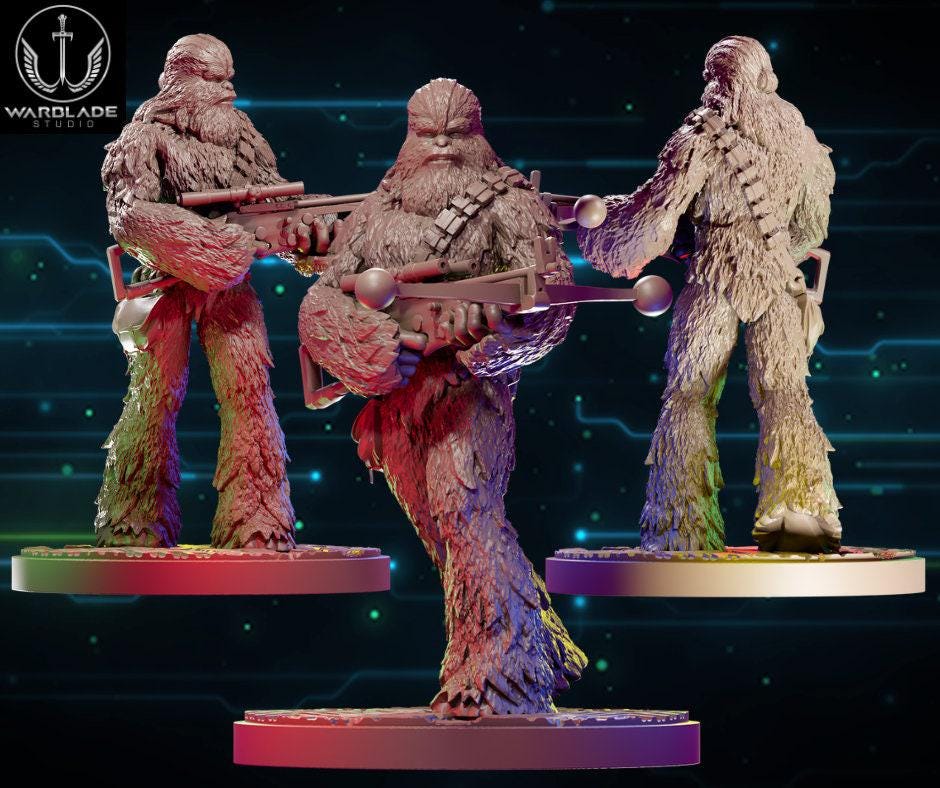 Chewbacca proxy- star wars legion / shatterpoint compatible - warblade