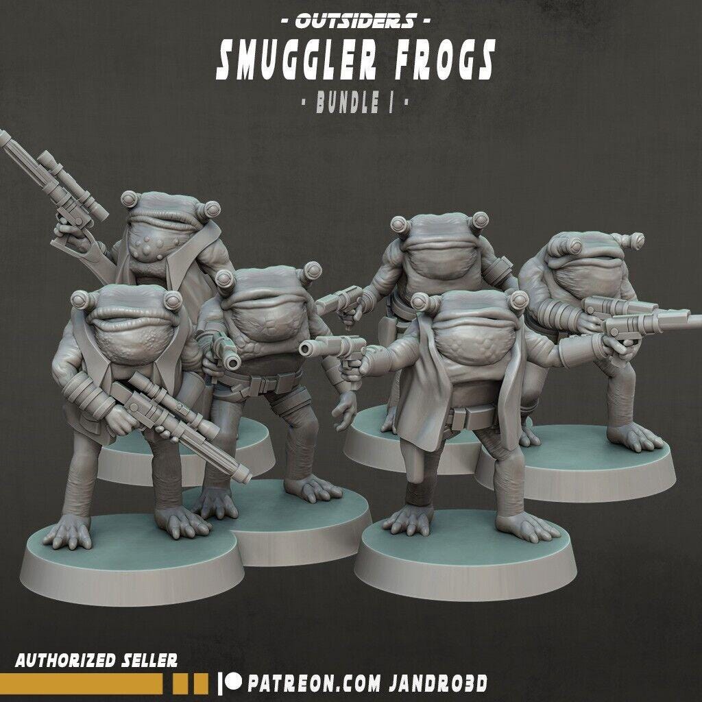 5 x outsiders police drones  - star wars legion / shatterpoint compatible jandro