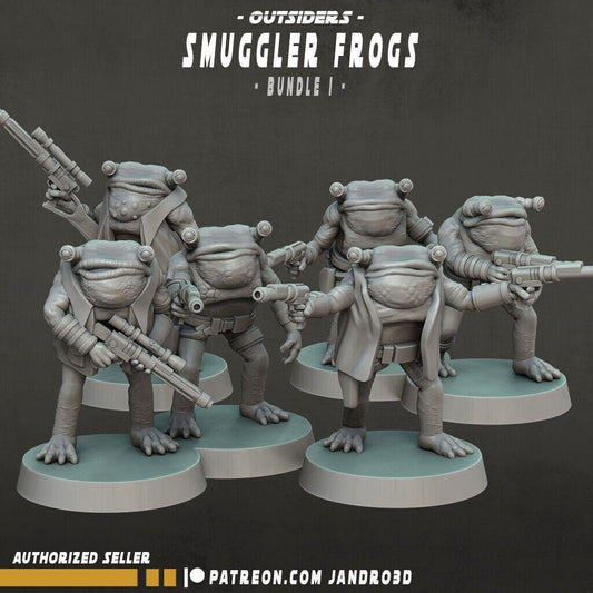6 x  smuggler frogs star wars legion compatible jandro3d