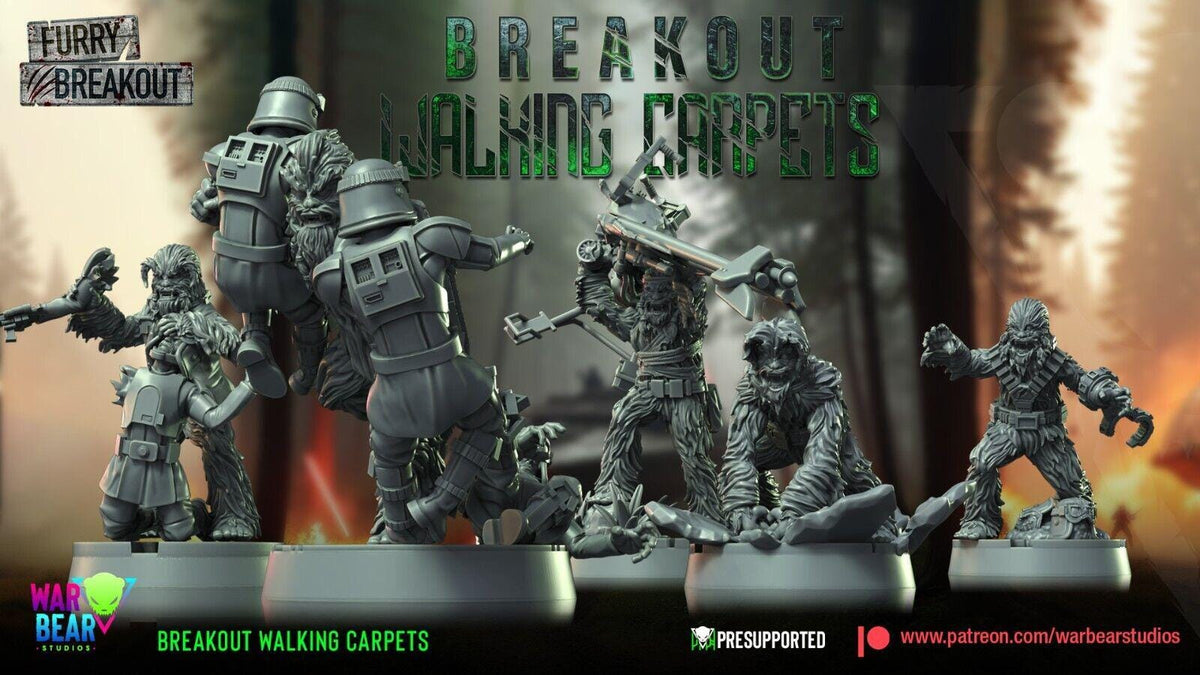 5 breakout wookie proxy star wars legion rpg shatterpoint compatible warbear