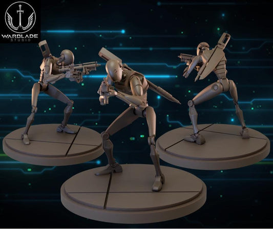 2 x bx commando droid proxy - star wars legion shatterpoint compatible warblade