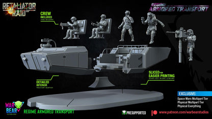 Imperial armoured transport star wars legion rpg shatterpoint compatible warbear