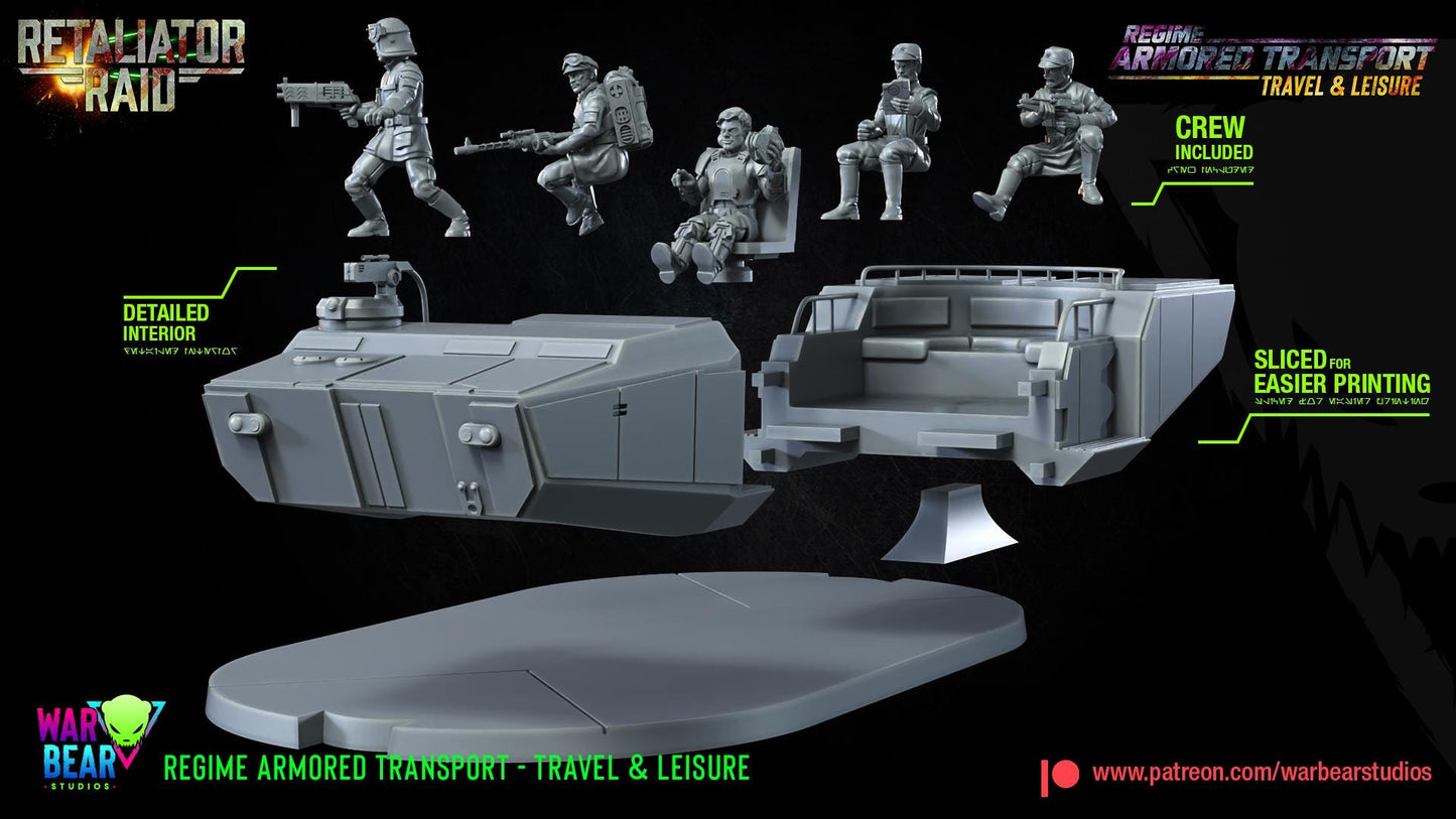 Regime (imperial) armored transport star wars legion rpg shatterpoint compatible warbear