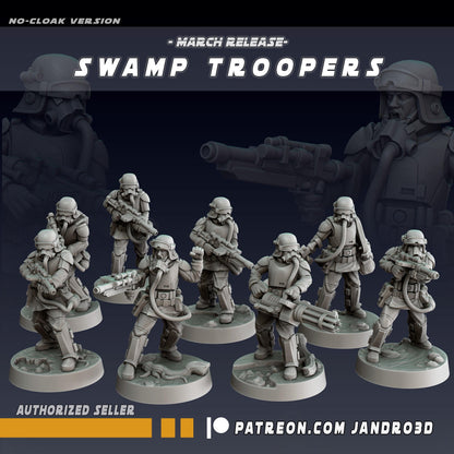 8 x swamp troopers - star wars legion compatible jandro