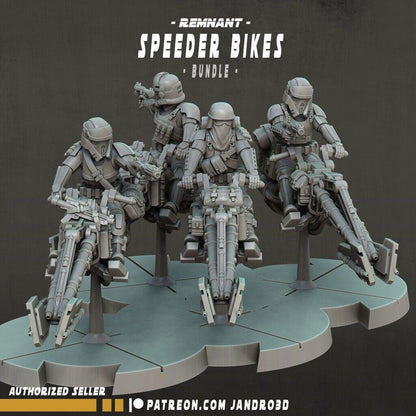 Remnant empire speeder bikes single/bundle star wars legion compatible jandro3d