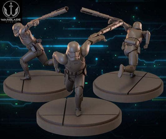 2 x first order troopers proxy - star wars legion shatterpoint compatible warblade