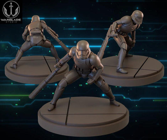 2 x first order troopers proxy - star wars legion shatterpoint compatible warblade