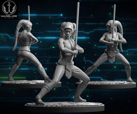 Aayla secura proxy- star wars legion / shatterpoint compatible - warblade