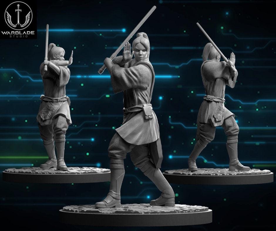 Vernestra rwoh padawan proxy- star wars legion / shatterpoint compatible - warblade
