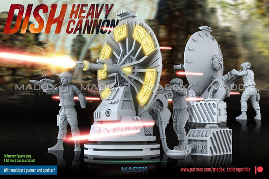 1 rebel dish heavy cannon star wars rpg legion shatterpoint compatible  war bear