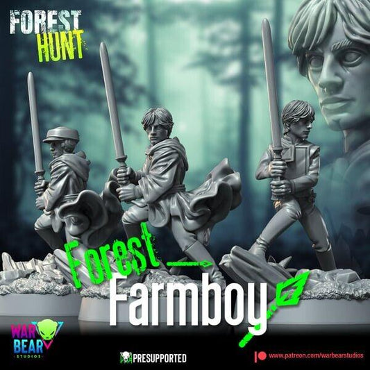 X3 forest farmboy luke star wars rpg legion shatterpoint compatible  war bear