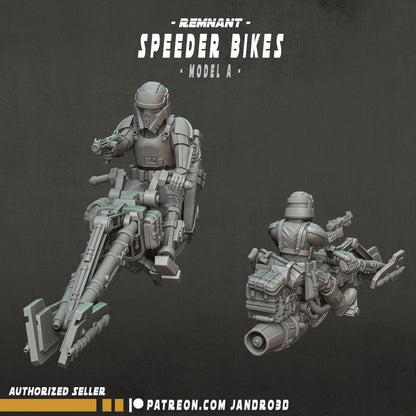Remnant speeder bikes single/bundle - star wars legion compatible jandro3d