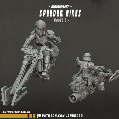 Remnant speeder bikes single/bundle - star wars legion compatible jandro3d