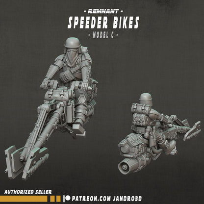 Remnant speeder bikes single/bundle - star wars legion compatible jandro3d
