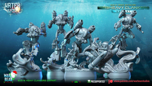 7 x heavy clanker droids star wars legion rpg shatterpoint compatible war bear