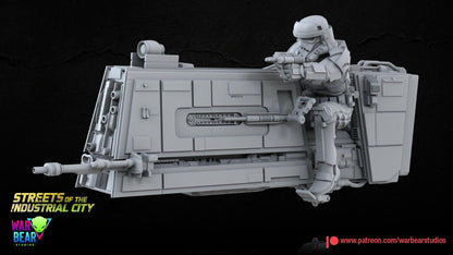 4 imp law enforcers bike star wars rpg legion shatterpoint compatible  war bear