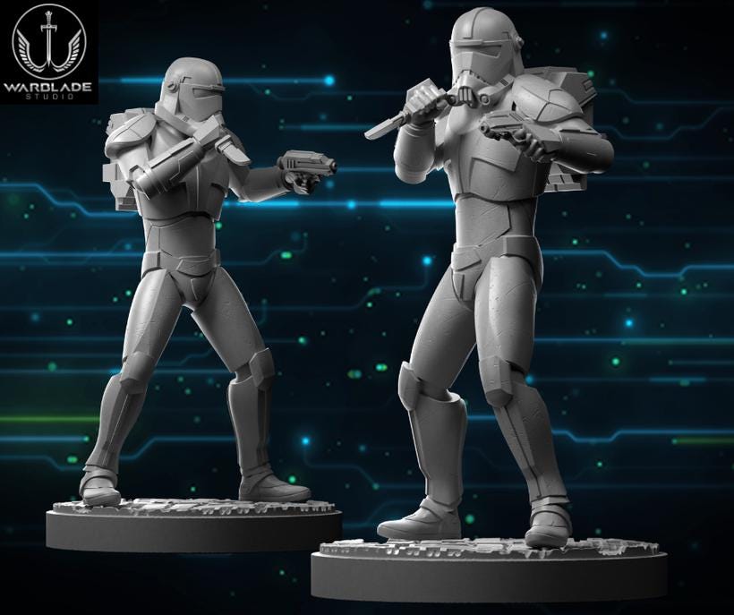 Hunter proxy - star wars rpg legion shatterpoint compatible warblade