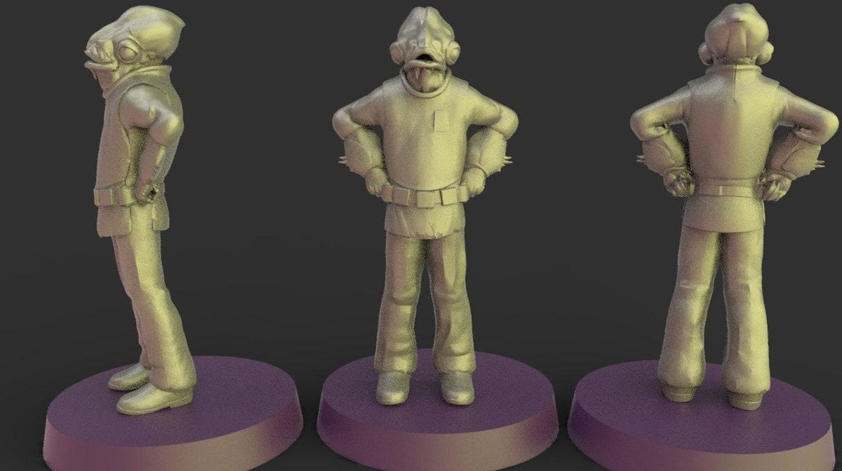 Mon calamari officer proxy - star wars legion shatterpoint compatible warblade