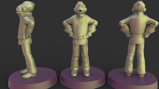 Mon calamari officer proxy - star wars legion shatterpoint compatible warblade