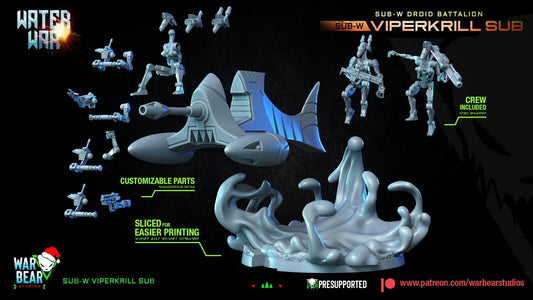 Clanker droid viperkrill sub star wars legion shatterpoint compatible warbear
