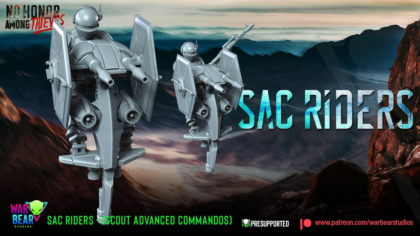 2 x sac scout advanced commando riders star wars legion rpg shatterpoint warbear