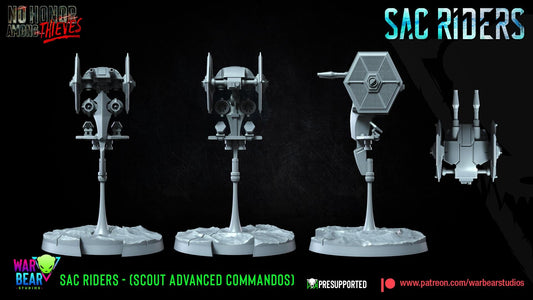 2 x sac scout advanced commando riders star wars legion rpg shatterpoint warbear