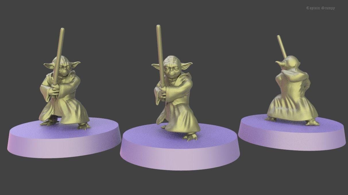 Jedi yoda proxy - star wars legion shatterpoint compatible warblade
