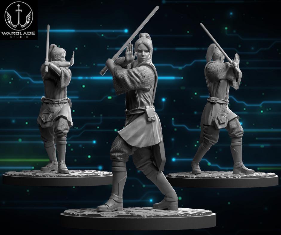 Vernestra rwoh padawan proxy - star wars legion shatterpoint compatible warblade