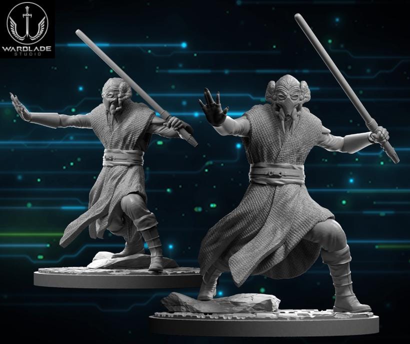 Plo koon proxy - star wars rpg legion shatterpoint compatible warblade
