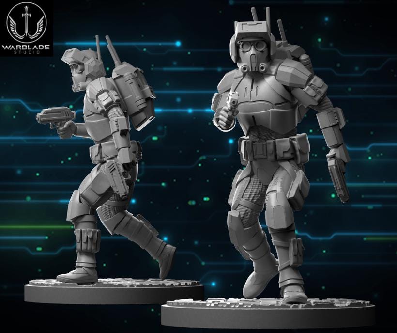 Tech proxy - star wars rpg legion shatterpoint compatible warblade
