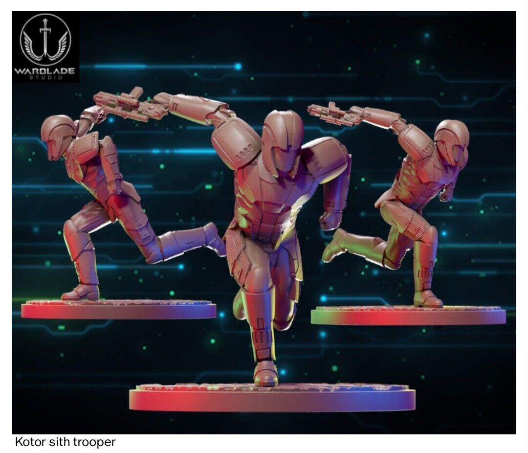Kotor sith trooper proxy - star wars legion shatterpoint compatible warblade