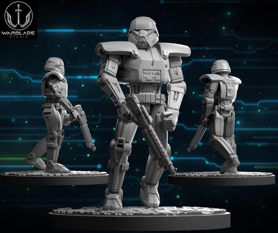 Dark trooper1 proxy- star wars legion / shatterpoint compatible - warblade