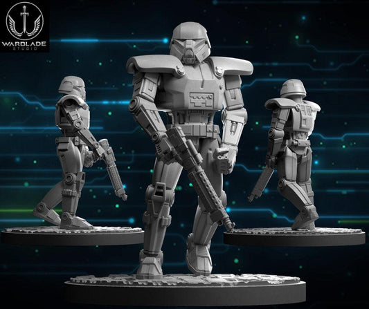 Dark trooper1 proxy- star wars legion / shatterpoint compatible - warblade