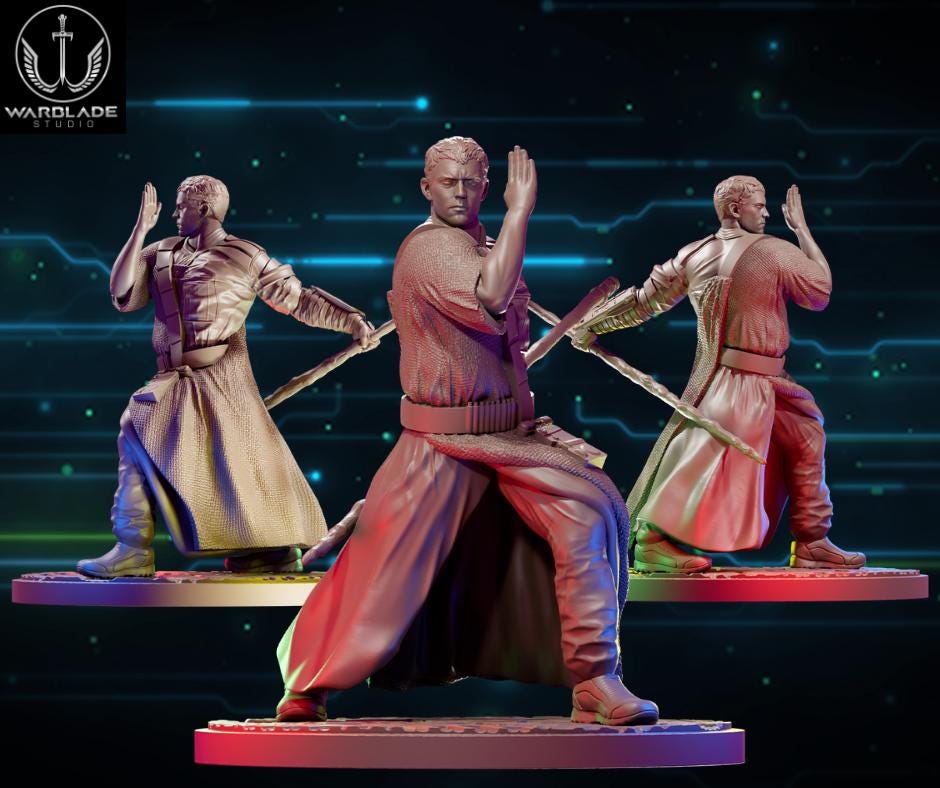 Chirrut proxy - star wars legion shatterpoint compatible warblade