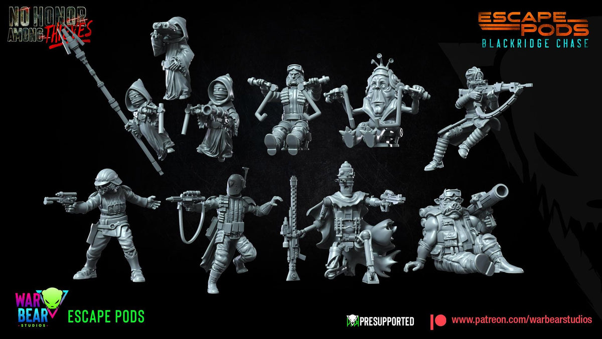 Escape pods - blackridge chase star wars legion rpg shatterpoint compatible warbear