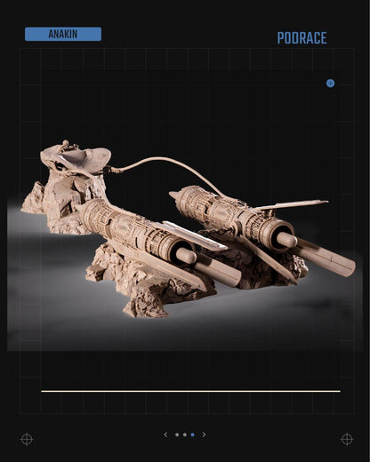 June star wars themed 3d figure diorama sculpture sw3d anakin bantha cara dune sw3d