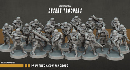 Remnant e-11 blaster / specialist desert troopers -star wars legion compatible jandro3d